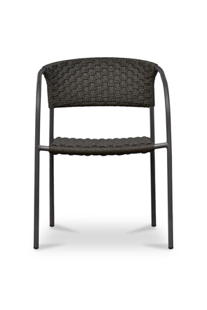 Modern European furniture - Basketweave Outdoor Dining Chairs (2) - www.oroa.com