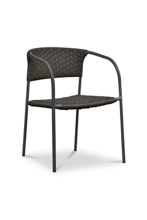 Modern European furniture - Basketweave Outdoor Dining Chairs (2) - www.oroa.com