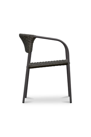 Modern European furniture - Basketweave Outdoor Dining Chairs (2) - www.oroa.com