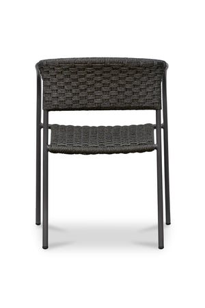 Modern European furniture - Basketweave Outdoor Dining Chairs (2) - www.oroa.com