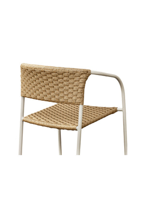 Modern European furniture - Basketweave Outdoor Dining Chairs (2) - www.oroa.com
