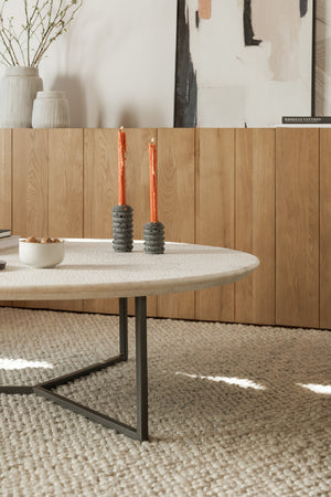 Modern European furniture - White Marble Coffee Table - www.oroa.com