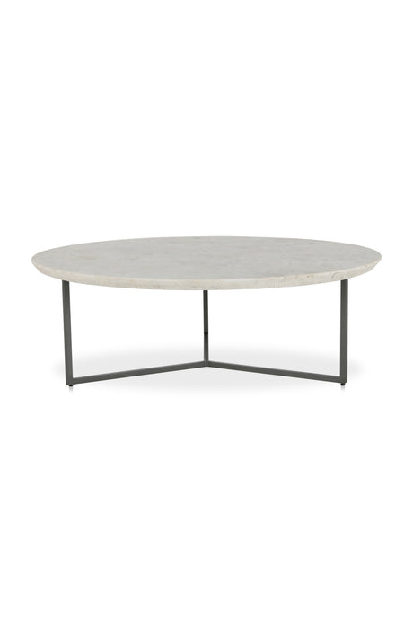 Modern European furniture - White Marble Coffee Table - www.oroa.com