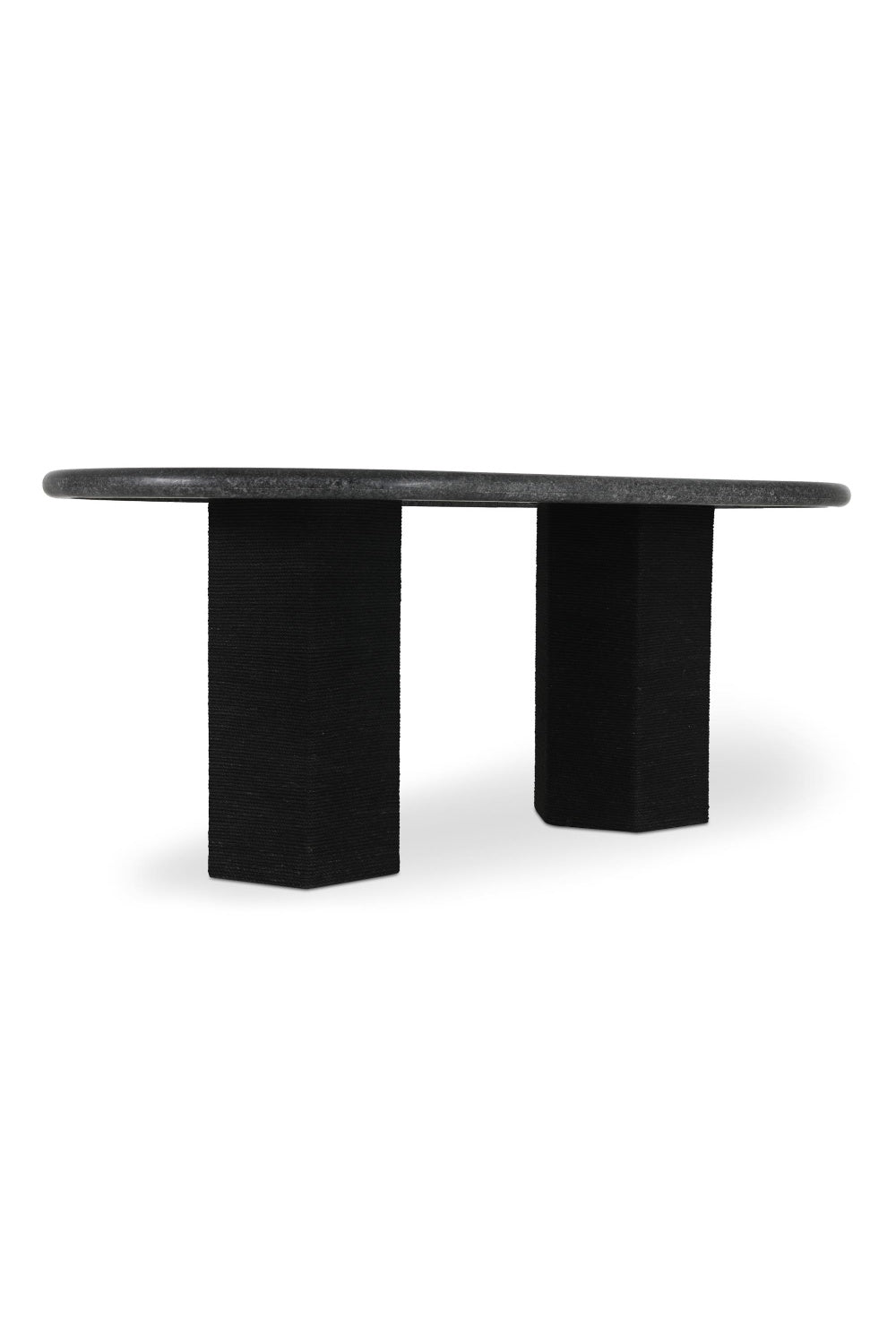 Jute-Wrapped Base Dining Table | Novi Living Sartoria | Oroa.com