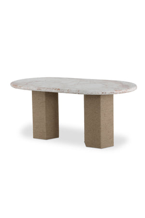 Jute-Wrapped Base Dining Table | Novi Living Sartoria | Oroa.com