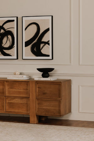 Modern European furniture - Black Terracotta Decorative Bowl- www.oroa.com