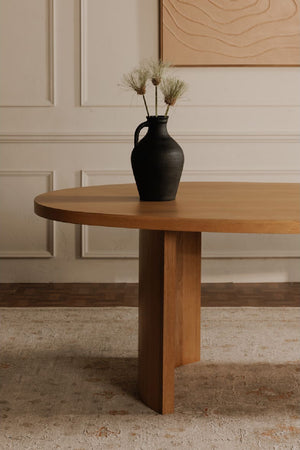 Modern European furniture - Black Terracotta Vase - www.oroa.com