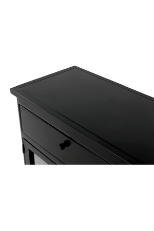 Black Metal 4-Door Sideboard | Novi Living Henry | Oroa.com