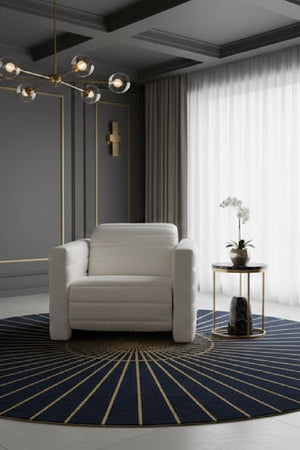  Modern European furniture - Channeled Recliner Lounge Chair - www.oroa.com | Oroa.com