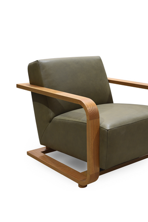 Oak Framed Lounge Chair | Novi Living Eckersley
