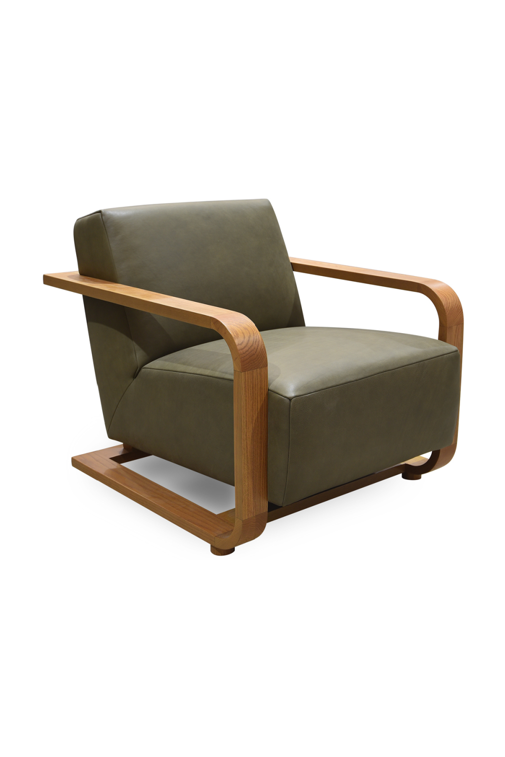Oak Framed Lounge Chair | Novi Living Eckersley