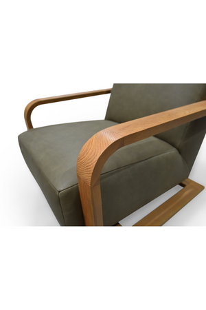 Oak Framed Lounge Chair | Novi Living Eckersley