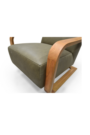 Oak Framed Lounge Chair | Novi Living Eckersley