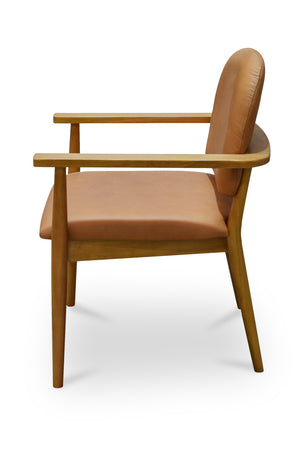 Modern European furniture - Wooden Padded Dining Chairs - www.oroa.com
