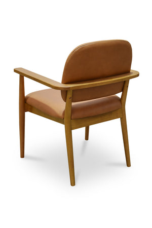 Modern European furniture - Wooden Padded Dining Chairs - www.oroa.com