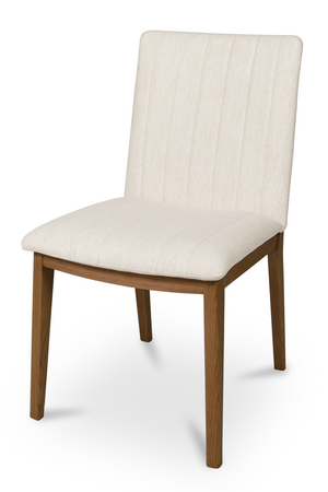 Cream Padded Dining Chairs (2) | Novi Living Demi | Oroa.com