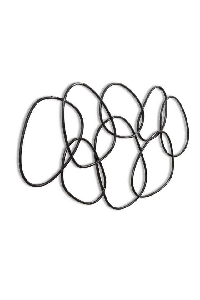 Interlocking Bronze Ring Wall Decor | Novi Living Coro | Oroa.com