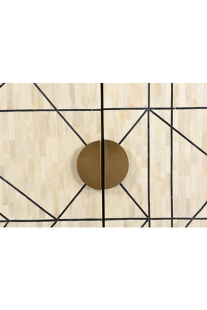 Modern European furniture - Cream 2-Door Cabinet - www.oroa.com