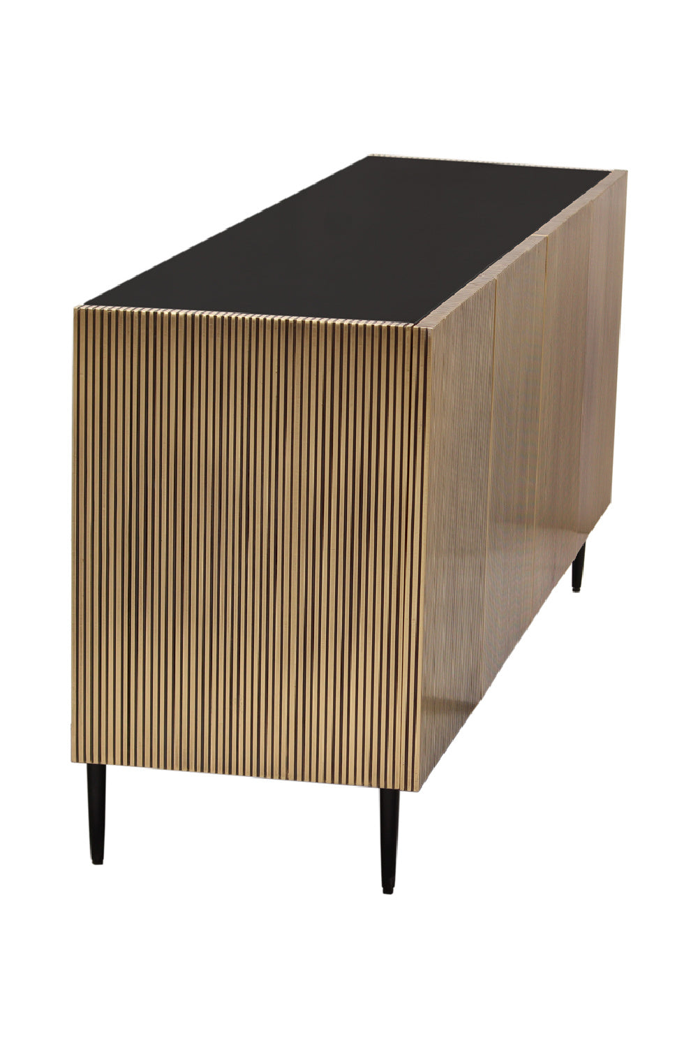 Modern European furniture - Antique Brass 2-Door Sideboard - www.oroa.com