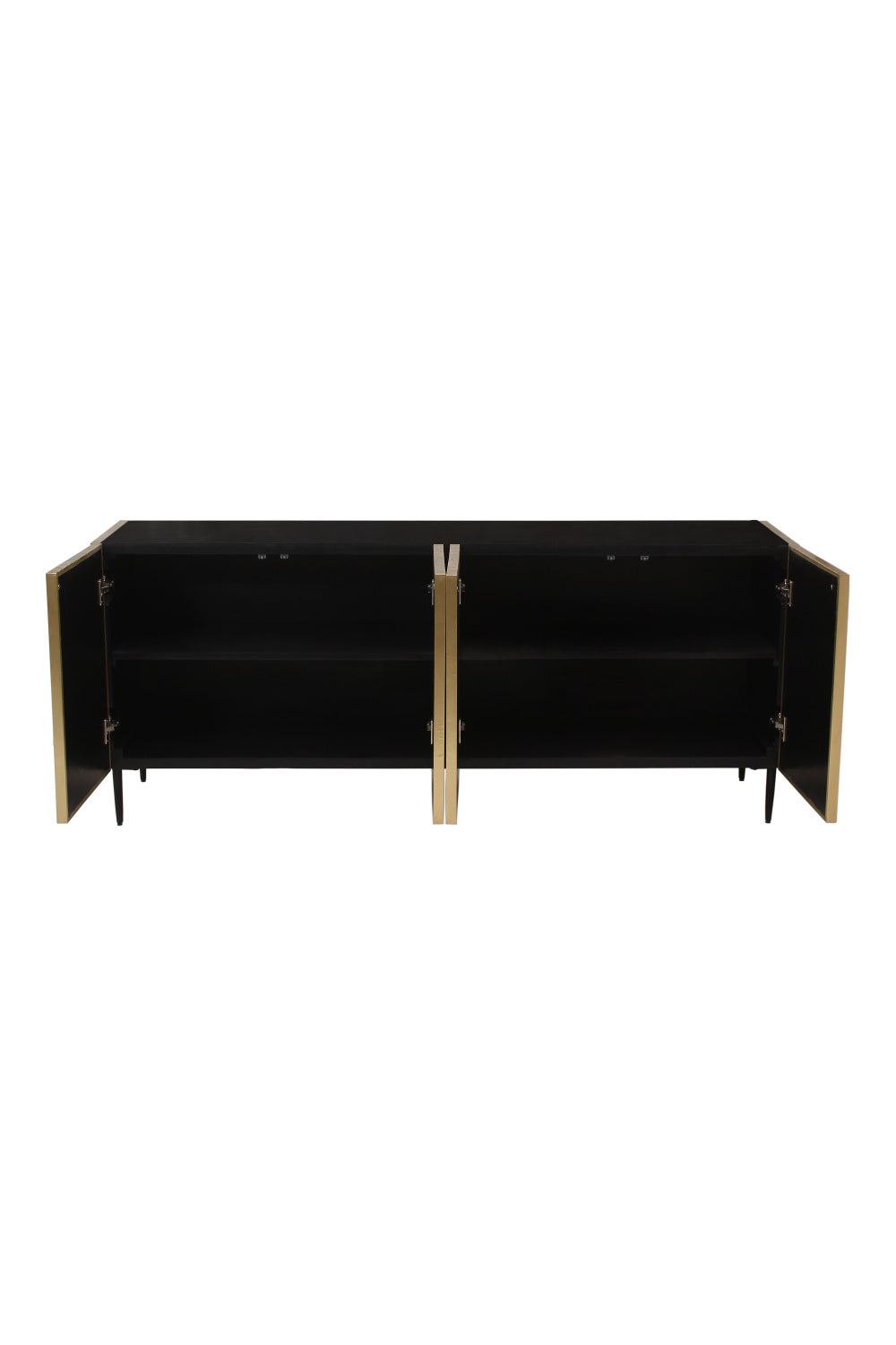 Modern European furniture - Antique Brass 2-Door Sideboard - www.oroa.com