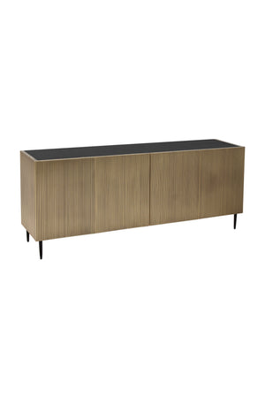 Modern European furniture - Antique Brass 2-Door Sideboard - www.oroa.com
