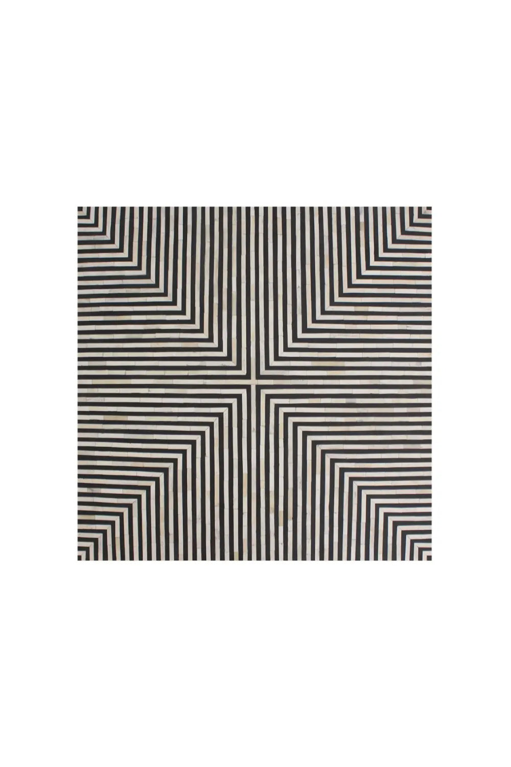 Modern European furniture - Black & White Bone Coffee Table - www.oroa.com