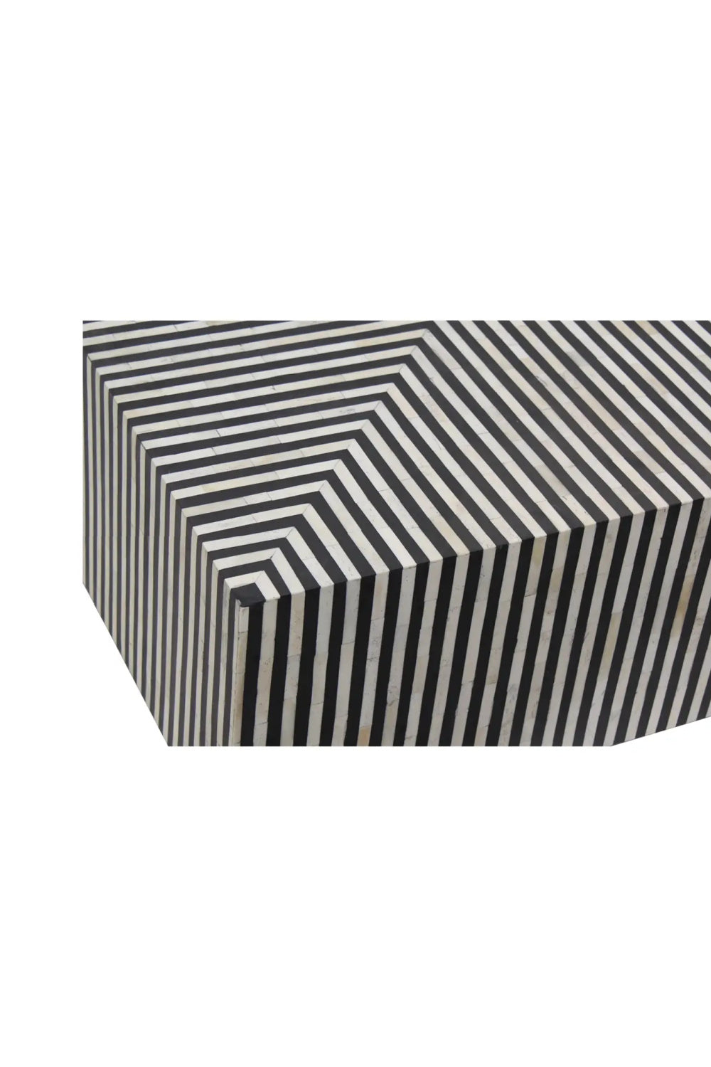 Modern European furniture - Black & White Bone Coffee Table - www.oroa.com