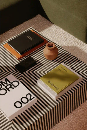 Modern European furniture - Black & White Bone Coffee Table - www.oroa.com