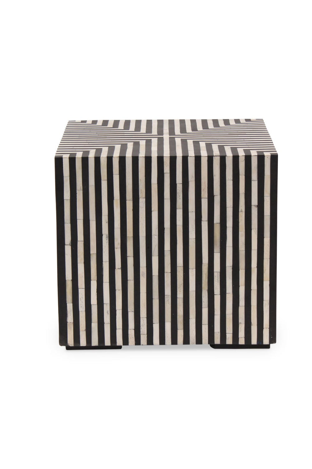 Modern European furniture - Black & White Bone Side Table - www.oroa.com
