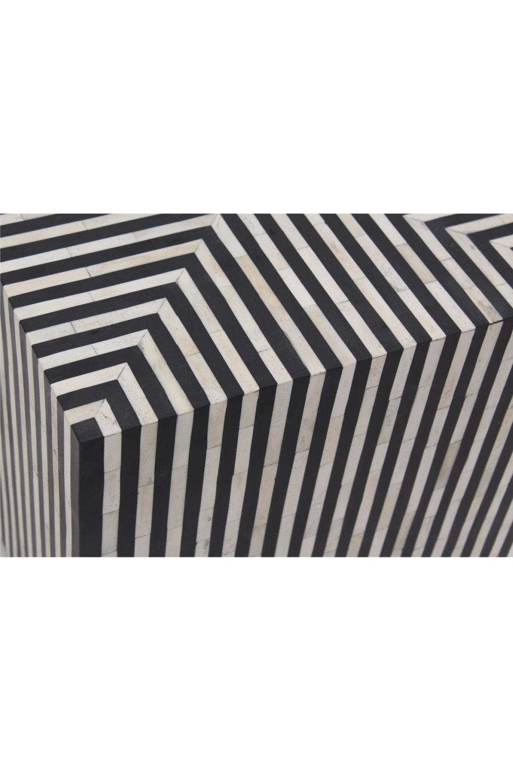 Modern European furniture - Black & White Bone Side Table - www.oroa.com