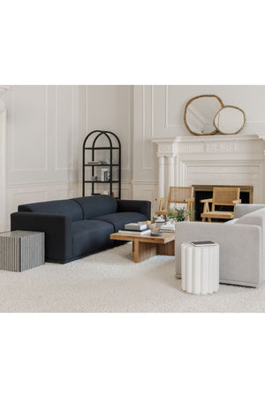 Modern European furniture - Black & White Bone Side Table - www.oroa.com