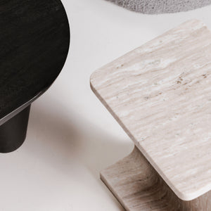 Marble I-Beam Accent Table | Novi Living Tulia | Oroa.com