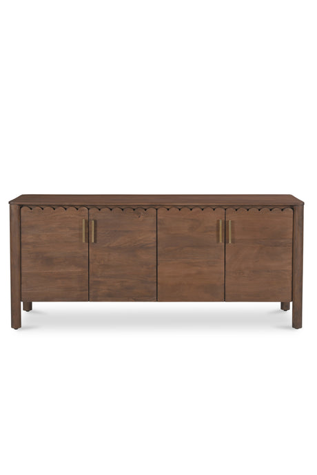   Modern European furniture - Scalloped Edge 4-Door Sideboard - www.oroa.com | Oroa.com