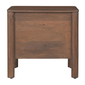 Modern European furniture - Scalloped-Edge 2-Drawer Nightstand - www.oroa.com
