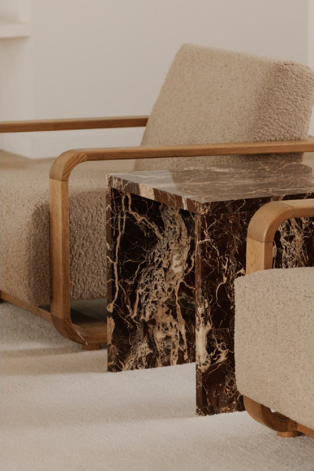 Marble Square Accent Table | Novi Living Rosa | Oroa.com