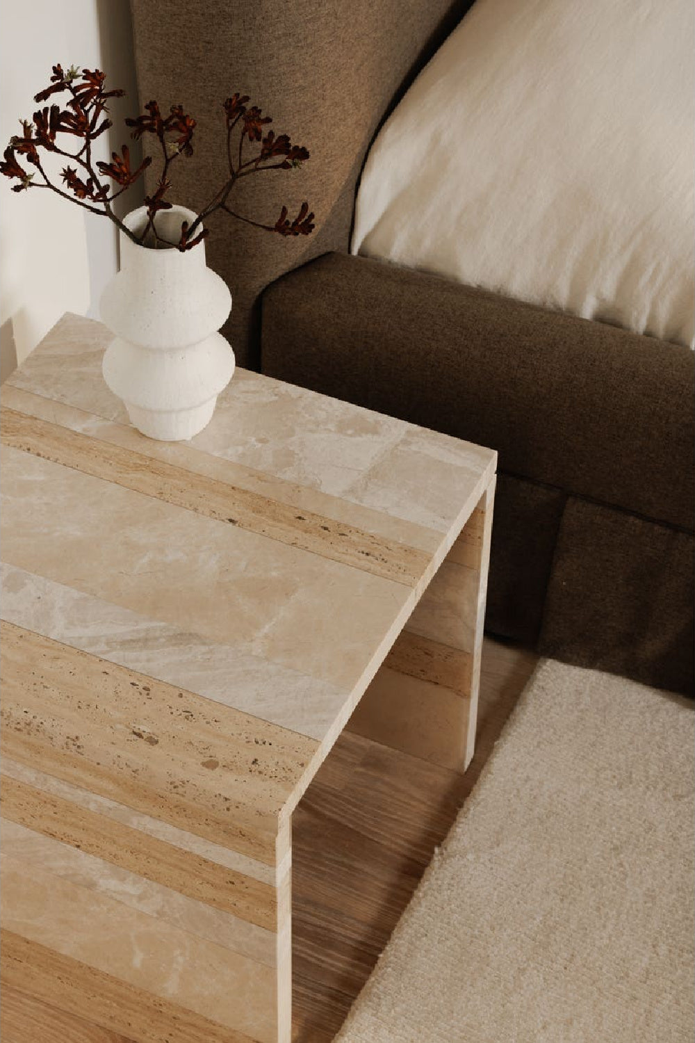 Marble Square Accent Table | Novi Living Rosa | Oroa.com