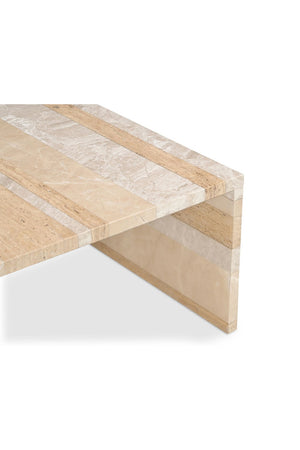 Marble Rectangular Coffee Table | Novi Living Rosa | Oroa.com