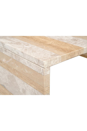 Marble Rectangular Coffee Table | Novi Living Rosa | Oroa.com