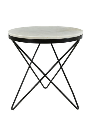 Modern European furniture - Round Marble Side Table - www.oroa.com