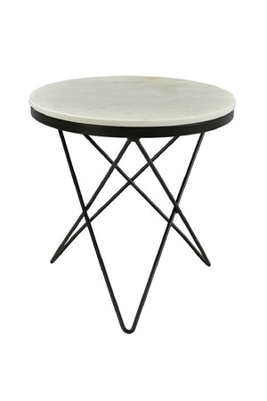 Modern European furniture - Round Marble Side Table - www.oroa.com