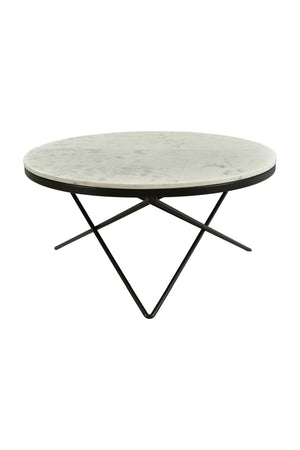 Modern European furniture - White Marble Coffee Table - www.oroa.com