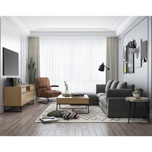 Modern European furniture - Iron Base Marble Accent Table - www.oroa.com