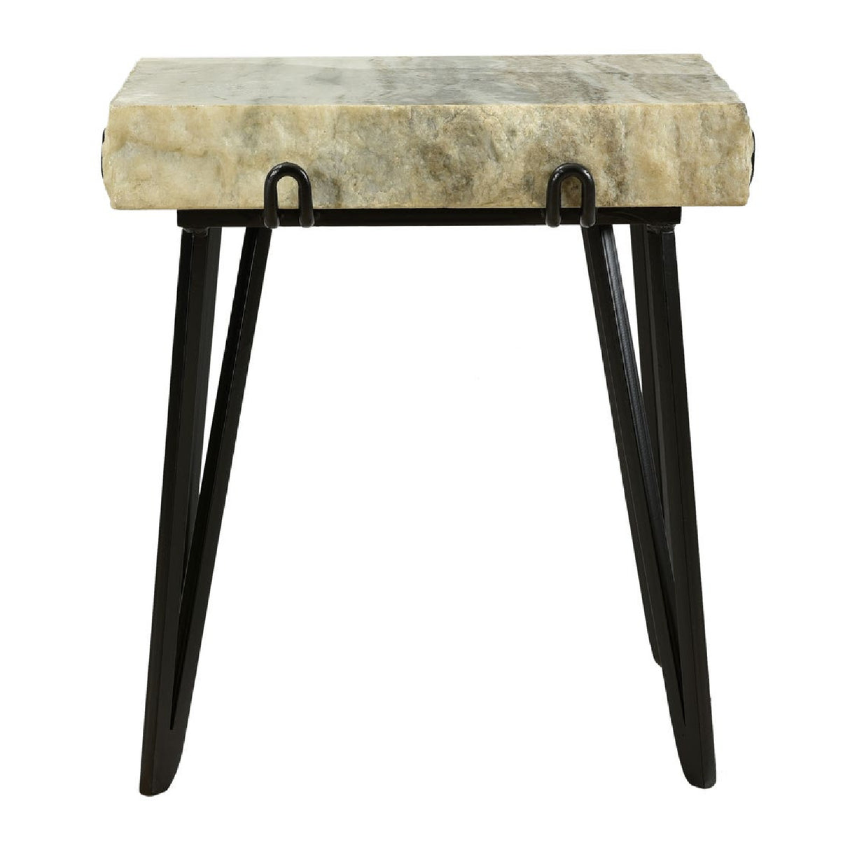 Modern European furniture - Natural Marble Accent Table - www.oroa.com