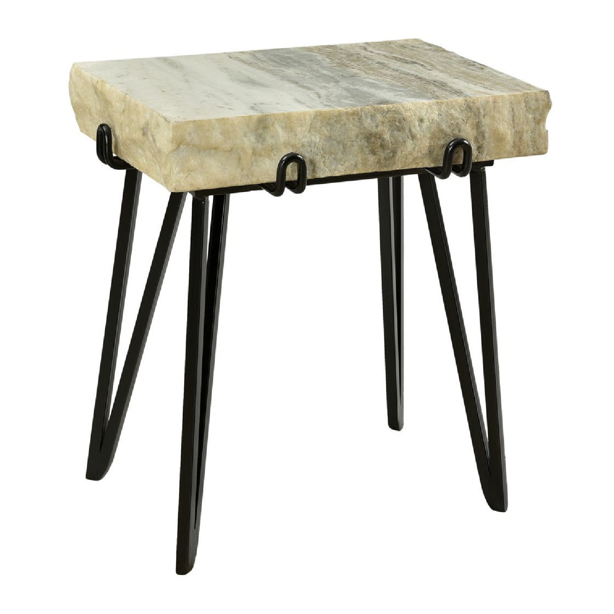 Modern European furniture - Natural Marble Accent Table - www.oroa.com