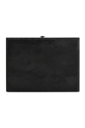 Modern European furniture - Antique Black 1-Drawer Nightstand - www.oroa.com