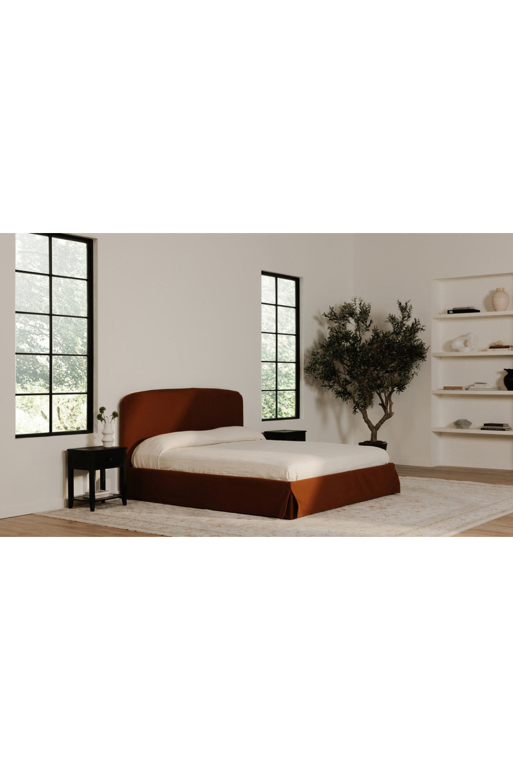 Modern European furniture - Antique Black 1-Drawer Nightstand - www.oroa.com