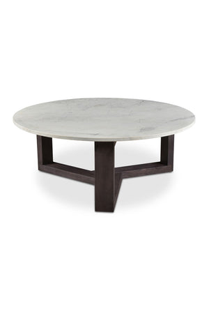   Modern European furniture - Wooden Base Marble Coffee Table - www.oroa.com | Oroa.com