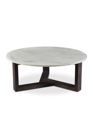   Modern European furniture - Wooden Base Marble Coffee Table - www.oroa.com | Oroa.com