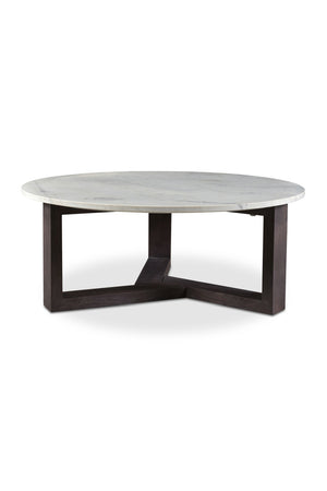   Modern European furniture - Wooden Base Marble Coffee Table - www.oroa.com | Oroa.com