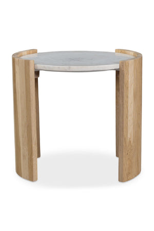 White Oak Round Side Table | Novi Living Dala | Oroa.com
